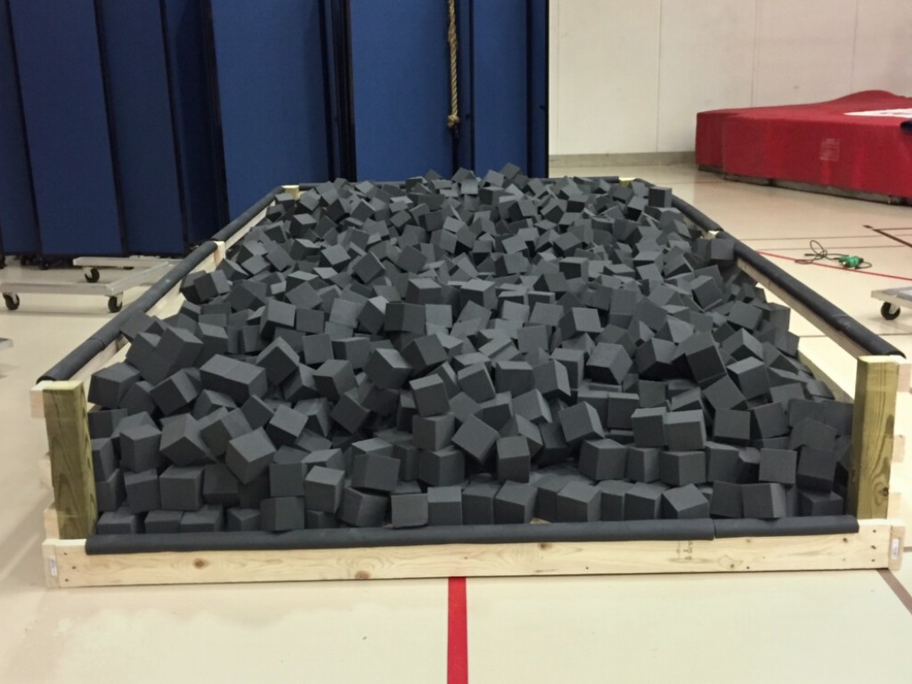 Charcoal Foam Pit Cubes